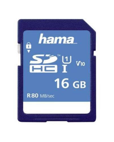 Hama SDHC 16GB Class 10 BLU