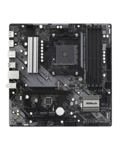 Asrock B550M PHANTOM GAMING 4, AMD B550, AM4, Micro ATX, 4 DDR4, HDMI, DP, XFire, PCIe4, M.2