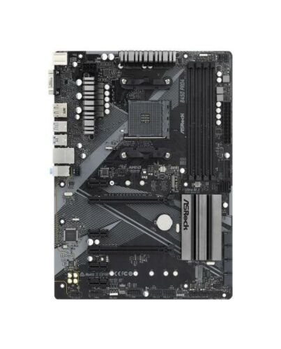 Asrock B450 PRO4 R2.0, AMD B450, AM4, ATX, 4 DDR4, XFire, VGA, HDMI, DP, 2x M.2