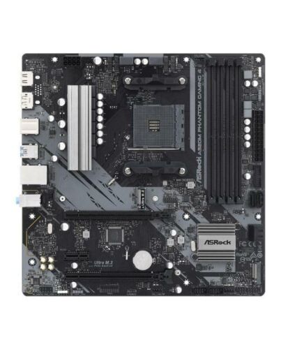 Asrock A520M PHANTOM GAMING 4, AMD A520, AM4, Micro ATX, 4 DDR4, HDMI, DP, 2x M.2