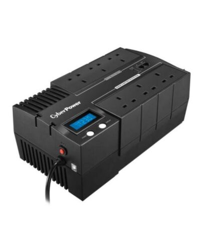 CyberPower BRICs 700VA Line Interactive UPS, 420W, LCD Display, 6x UK Plug, AVR Energy Saving, Wall Mountable