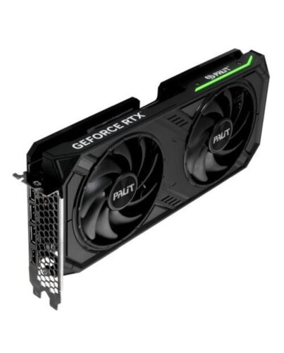 Palit RTX4070 SUPER DUAL OC, 12GB DDR6X, HDMI, 3 DP, 2550MHz Clock, Overclocked, RGB Lighting