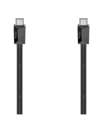 Hama 10Gbps USB-C to USB-C Charging Cable, E-Marker, USB 3.2 Gen2, 5A, 100W, 2 Metre, Black