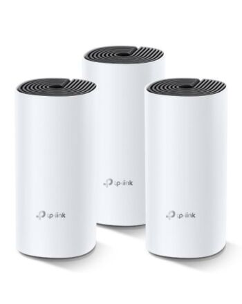 TP-LINK (DECO M4) Whole-Home Mesh Wi-Fi System, 3 Pack, Dual Band AC1200, MU-MIMO, 2 x LAN on each Unit