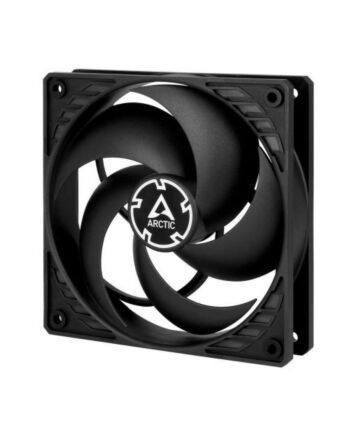 Arctic P12 12cm Pressure Optimised PWM PST Case Fan, Black, Fluid Dynamic