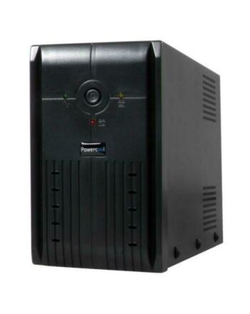 Powercool 1000VA Smart UPS, 600W, LED Display, 3x UK Plug, 2x RJ45, 3x IEC, USB