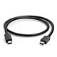 Hama 10Gbps USB-C to USB-C Charging Cable, E-Marker, USB 3.2 Gen2, 5A, 100W, 2 Metre, Black